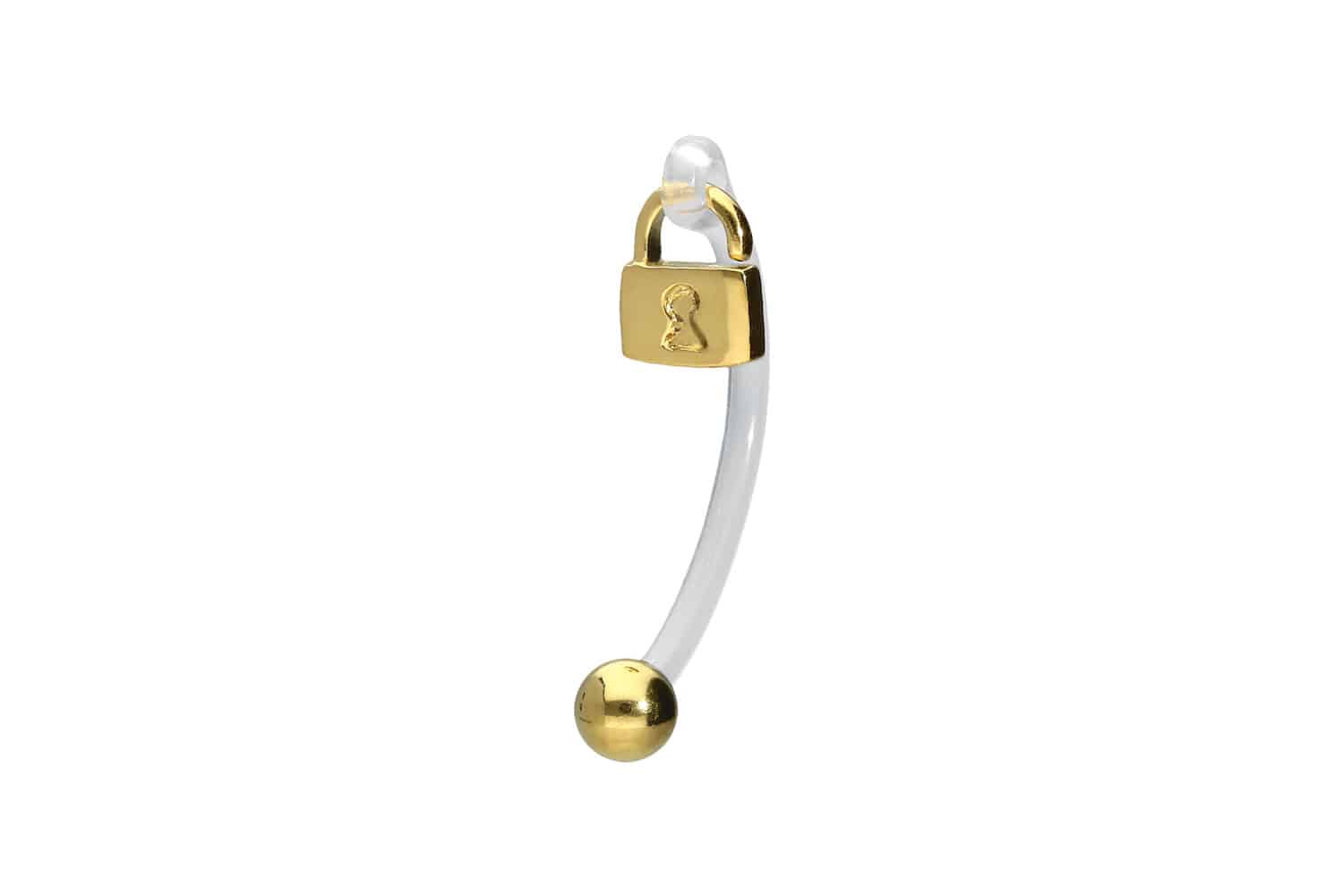 PMFK Bananabell Piercing mit Chirurgenstahl-Design SCHLOSS ++SALE++